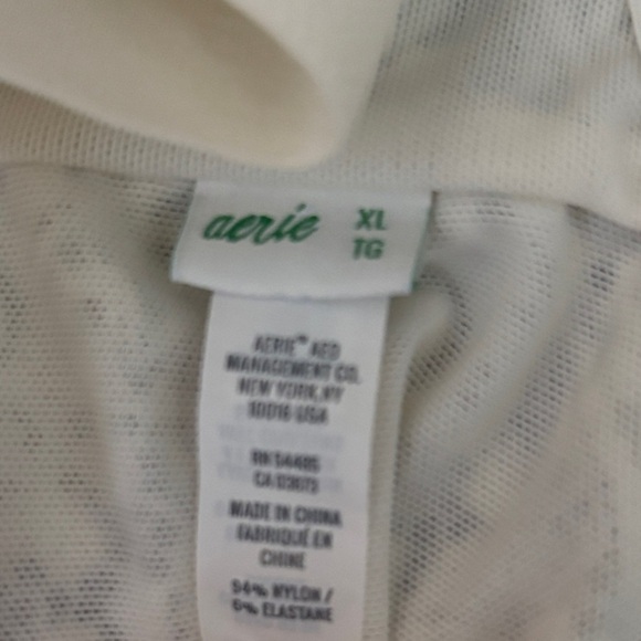 Aerie Strappy Lace Bralette in Cream - Picture 2 of 3